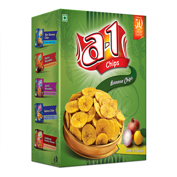 A-1 Chips Banana Chips Lime-n-Onion