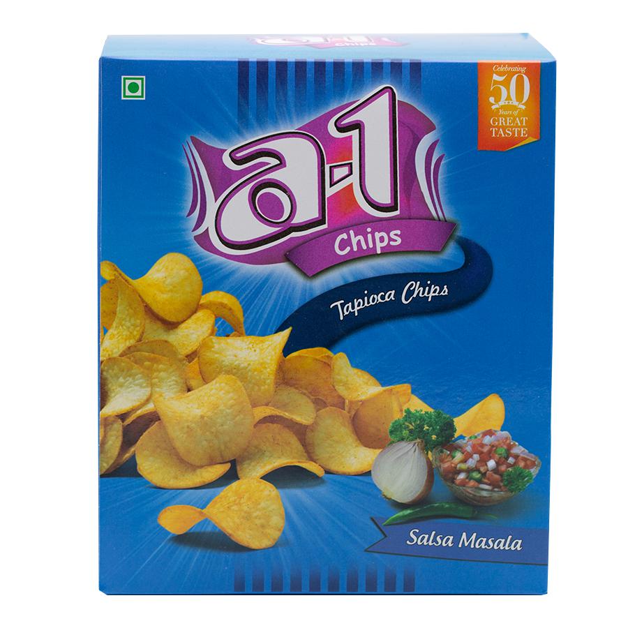 A-1 Chips Tapioca Chips Salsa Masala