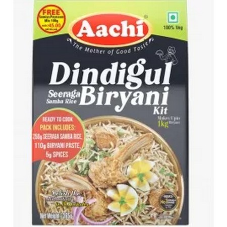 Aachi Dindigul Seeraga Samba Rice Biryani Kit