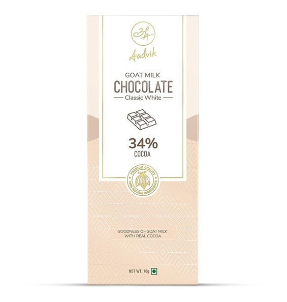 Aadvik Goat Milk Chocolate - Classic White