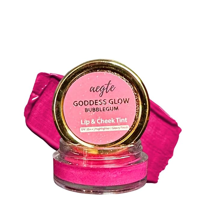 Aegte 4 in 1 Goddess Glow Bubblegum Lip & Cheek Tint 