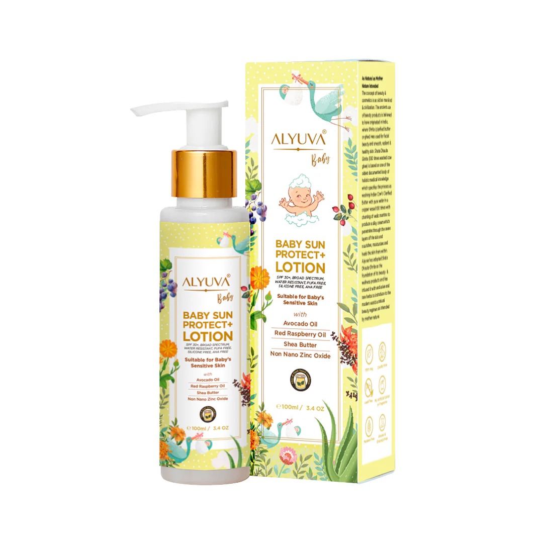 Alyuva Baby Sun Protect+ Lotion, SPF 30+