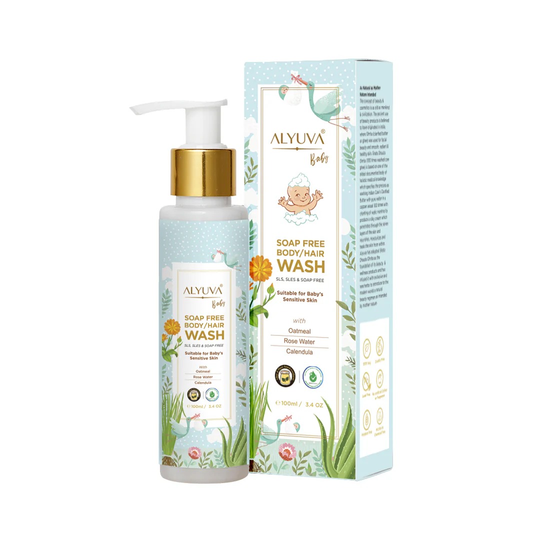 Alyuva Soap Free Baby Body & Hair Wash