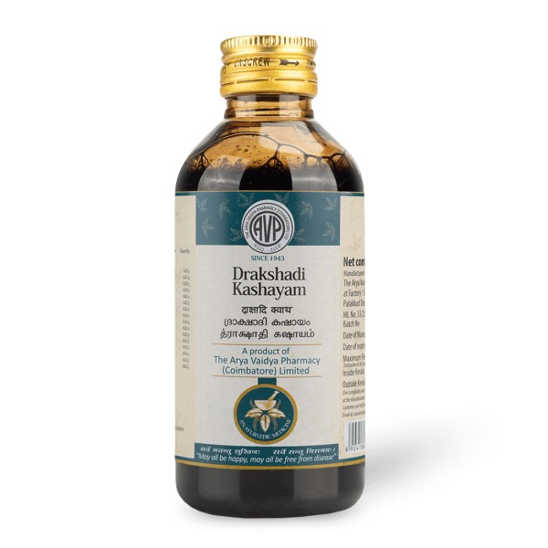 Arya Vaidya Pharmacy Drakshadi Kashayam