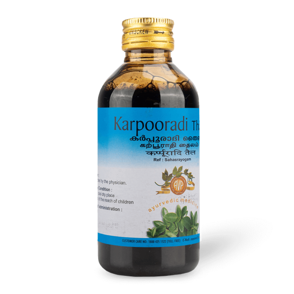 Arya Vaidya Pharmacy Karpooradi Thailam