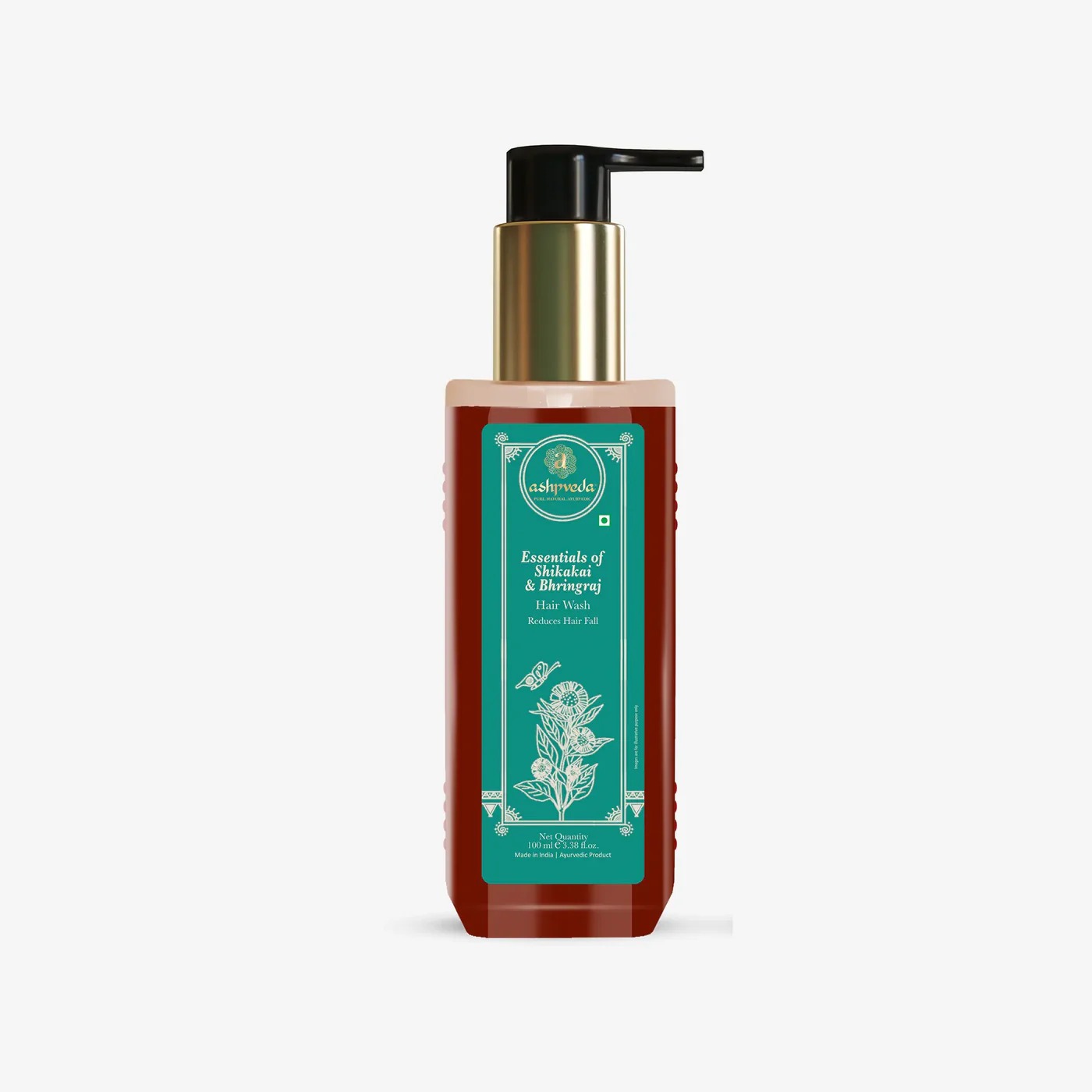 Ashpveda Organic Essentials Of Shikakai & Bhringraj- Hair Wash