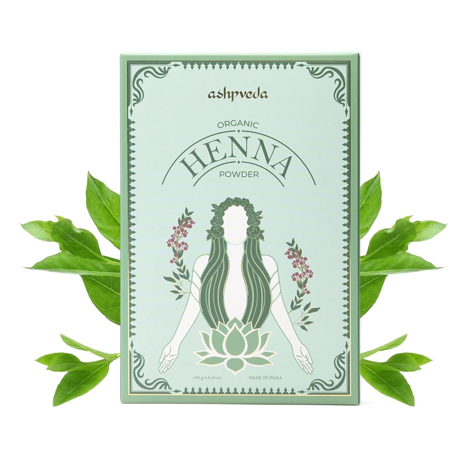 Ashpveda Organic Henna Powder