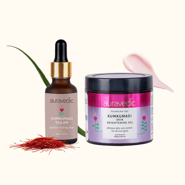 Auravedic Kumkumadi Tailam Glow Set