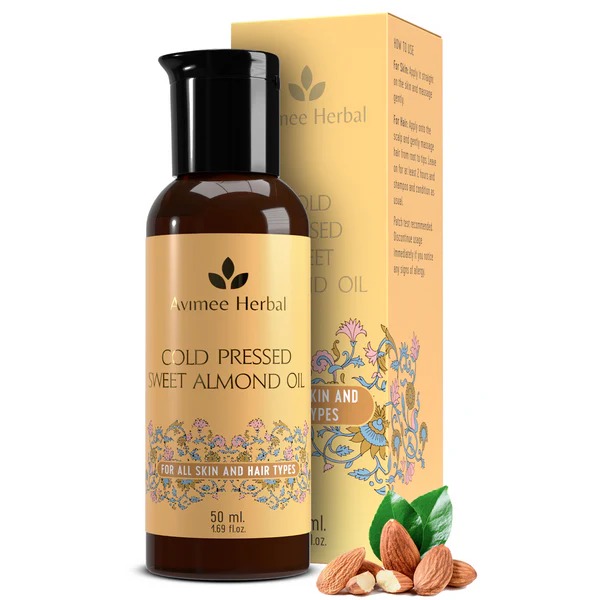 Avimee Herbal Cold Pressed Sweet Almond Oil