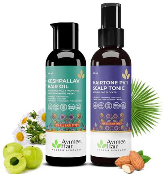 Avimee Herbal Hair Fall Control Kit Super Saver Combo