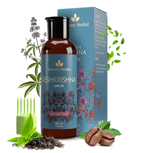 Avimee Herbal Keshkrishna Grey Hair Oil