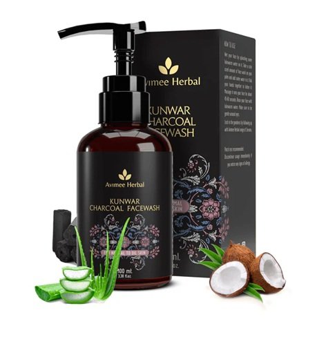 Avimee Herbal Kunwar Charcoal Facewash