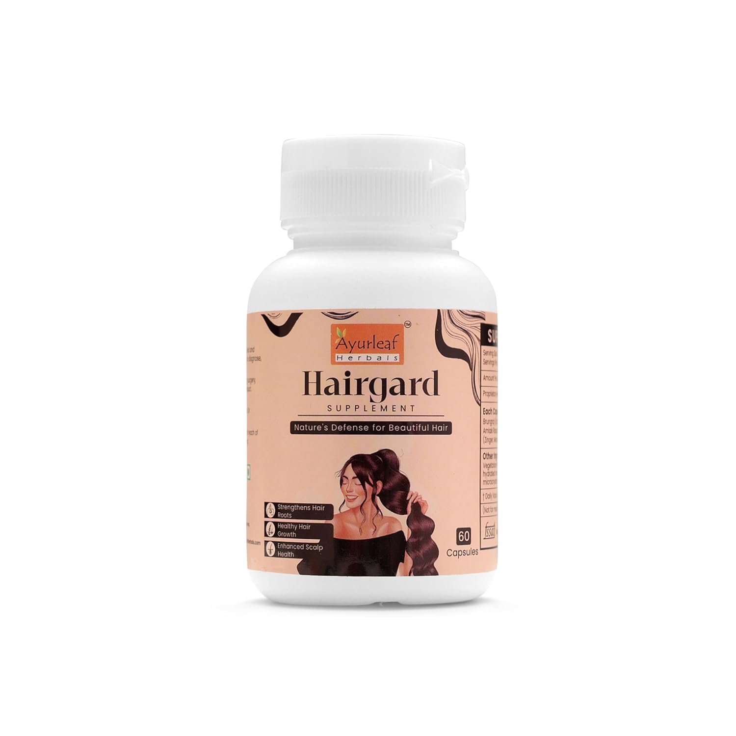 Ayurleaf Herbal Hairgard Extract Blended Capsules