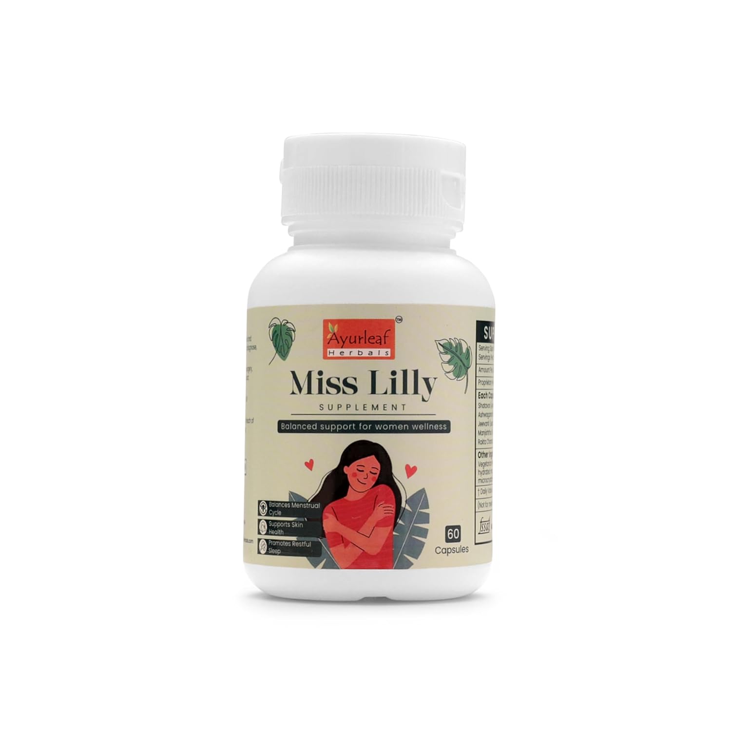 Ayurleaf Herbal Miss Lilly Extract Blended Capsules