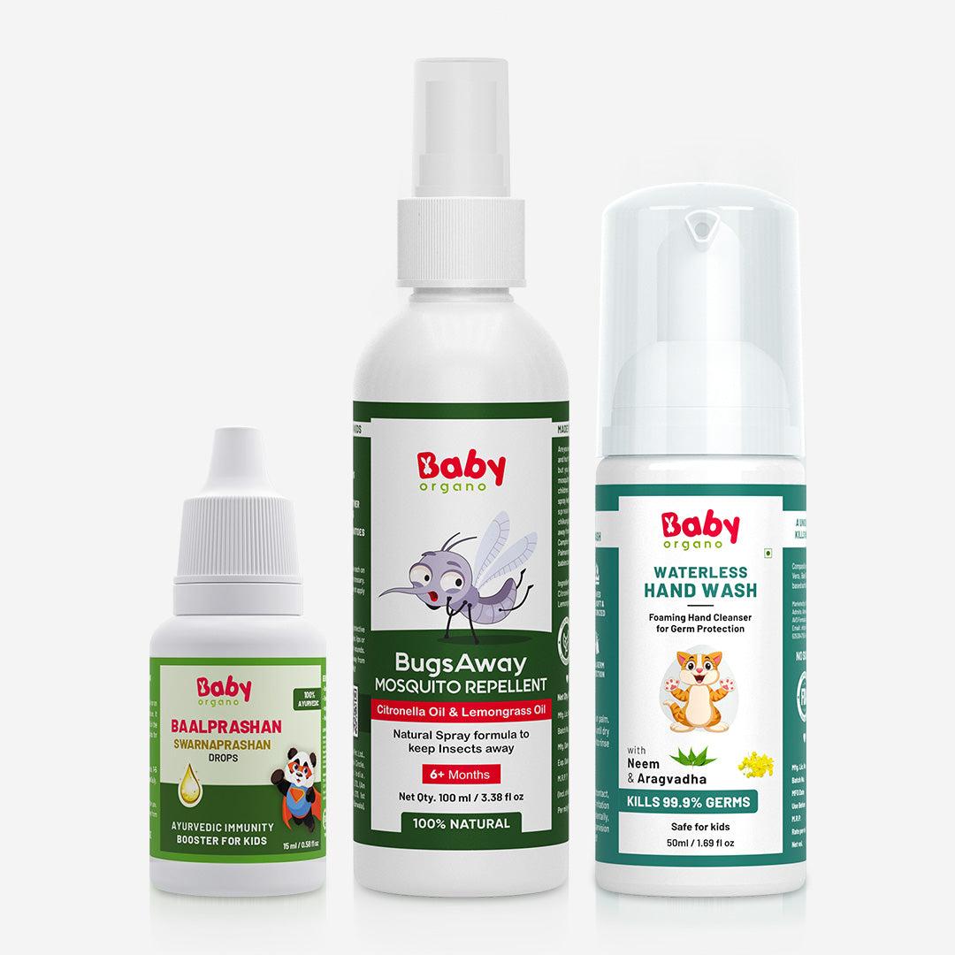 BabyOrgano Complete Monsoon Care Combo for Kids