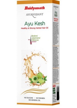 Baidyanath Ayu Kesh Healthy and Strong Herbal Hair Oil