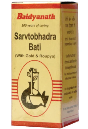 Baidyanath Sarvatobhadra Bati (with Gold and Roupya) - Nagpur
