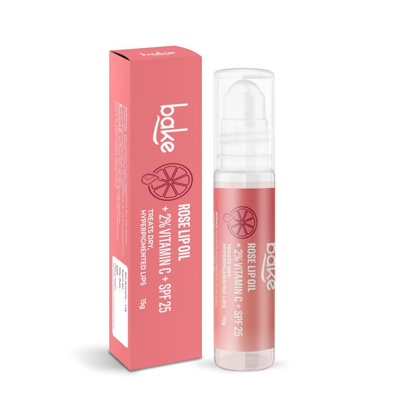 Bake 2% Vitamin C Rose Lip Oil