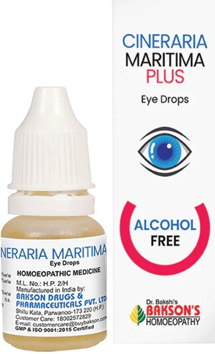 Bakson Cineraria Maritima Plus Eye Drop Alcohol Free	