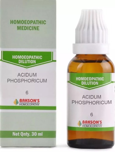 Bakson Homoeopathy Acidum Phosphoricum Dilution 6 CH 