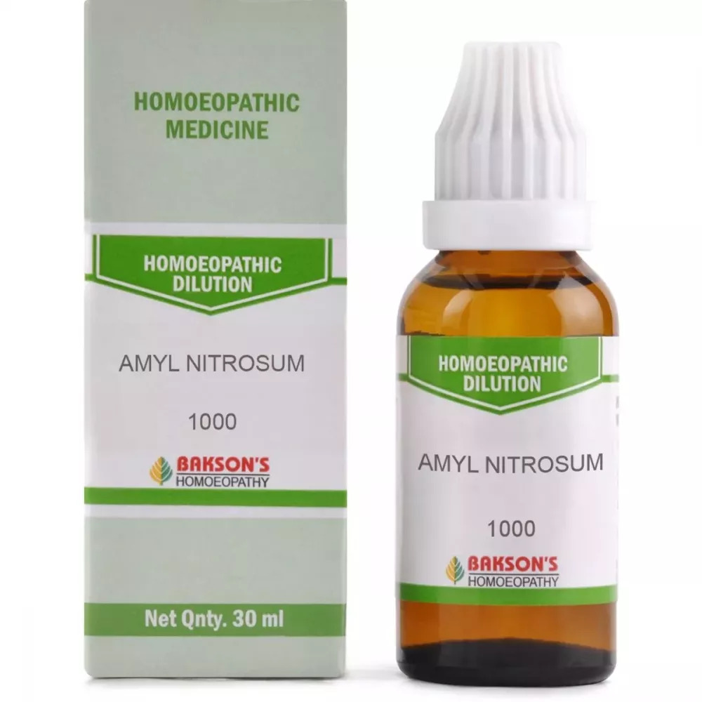Bakson Homoeopathy Amyl Nitrosum Dilution 1000CH