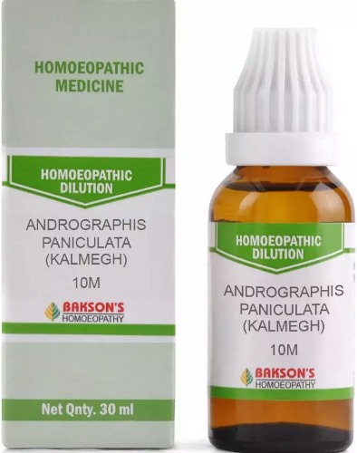 Bakson Homoeopathy Andrographis Paniculata Kalmegh Dilution 10M