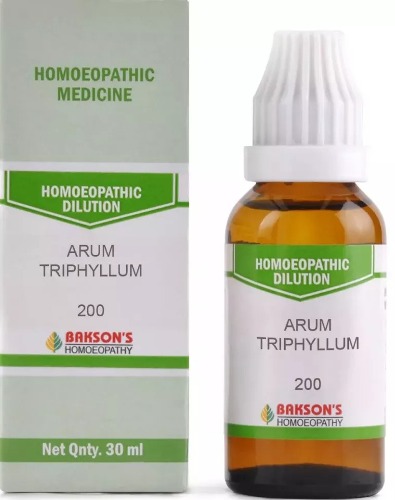 Bakson Homoeopathy Arum Triphllum Dilution 200CH