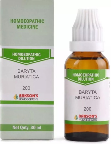 Bakson Homoeopathy Baryta Muriatica Dilution 200CH