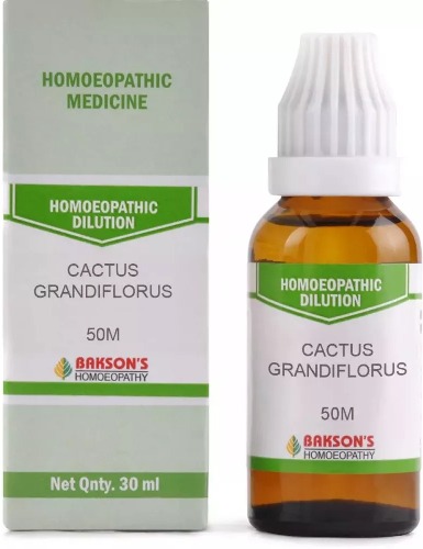 Bakson Homoeopathy Cactus Grandiflorus Dilution 50M