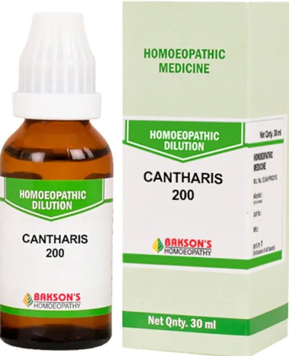 Bakson Homoeopathy Cantharis Dilution 200 CH