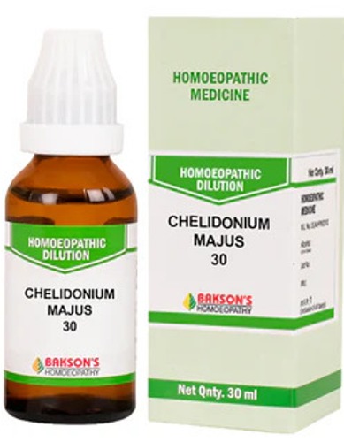 Bakson Homoeopathy Chelidonum Maj Dilution 30 CH