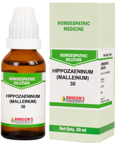 Bakson Homoeopathy Hippozaeninum Dilution 30 CH