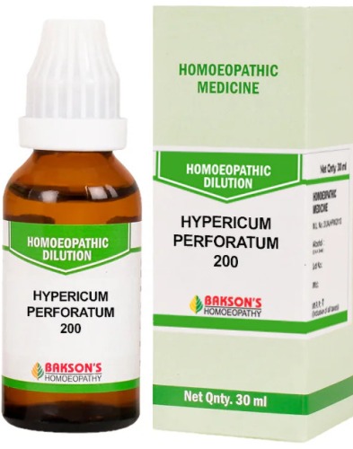 Bakson Homoeopathy Hypericum Perforatum Dilution 200