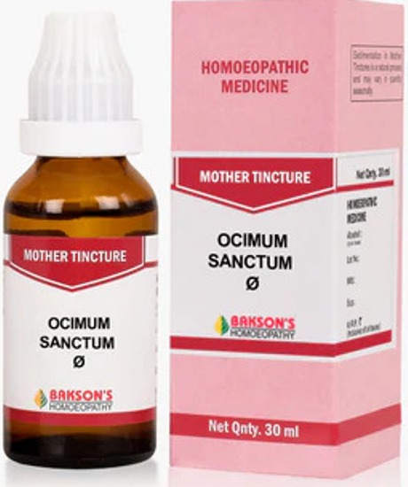 Bakson Homoeopathy Ocimum Sanctum Mother Tincture Q
