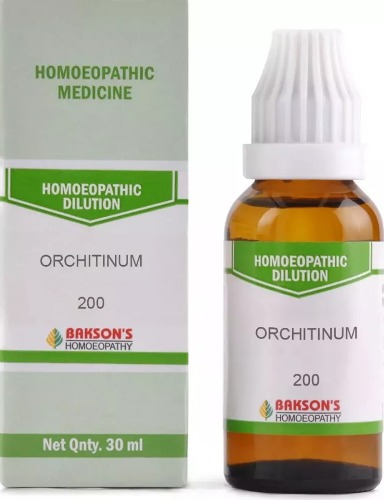 Bakson Homoeopathy Orchitinum Dilution 200CH