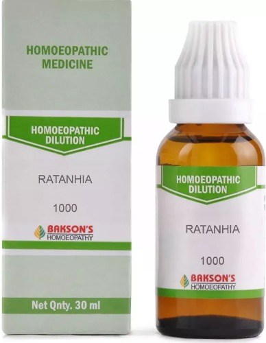 Bakson Homoeopathy Ratanhia Dilution 1000CH