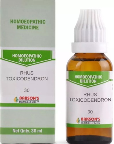 Bakson Homoeopathy Rhus Toxicodendron Dilution 30 CH