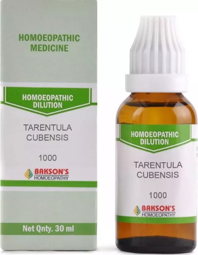 Bakson Homoeopathy Tarentula Cubensis Dilution 1000CH