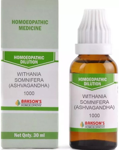 Bakson Homoeopathy Withania Somnifera Dilution 1000Ch