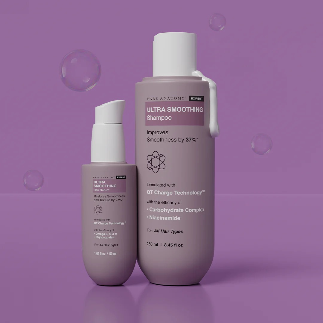 Bare Anatomy Ultra Smoothing Shampoo & Serum Combo