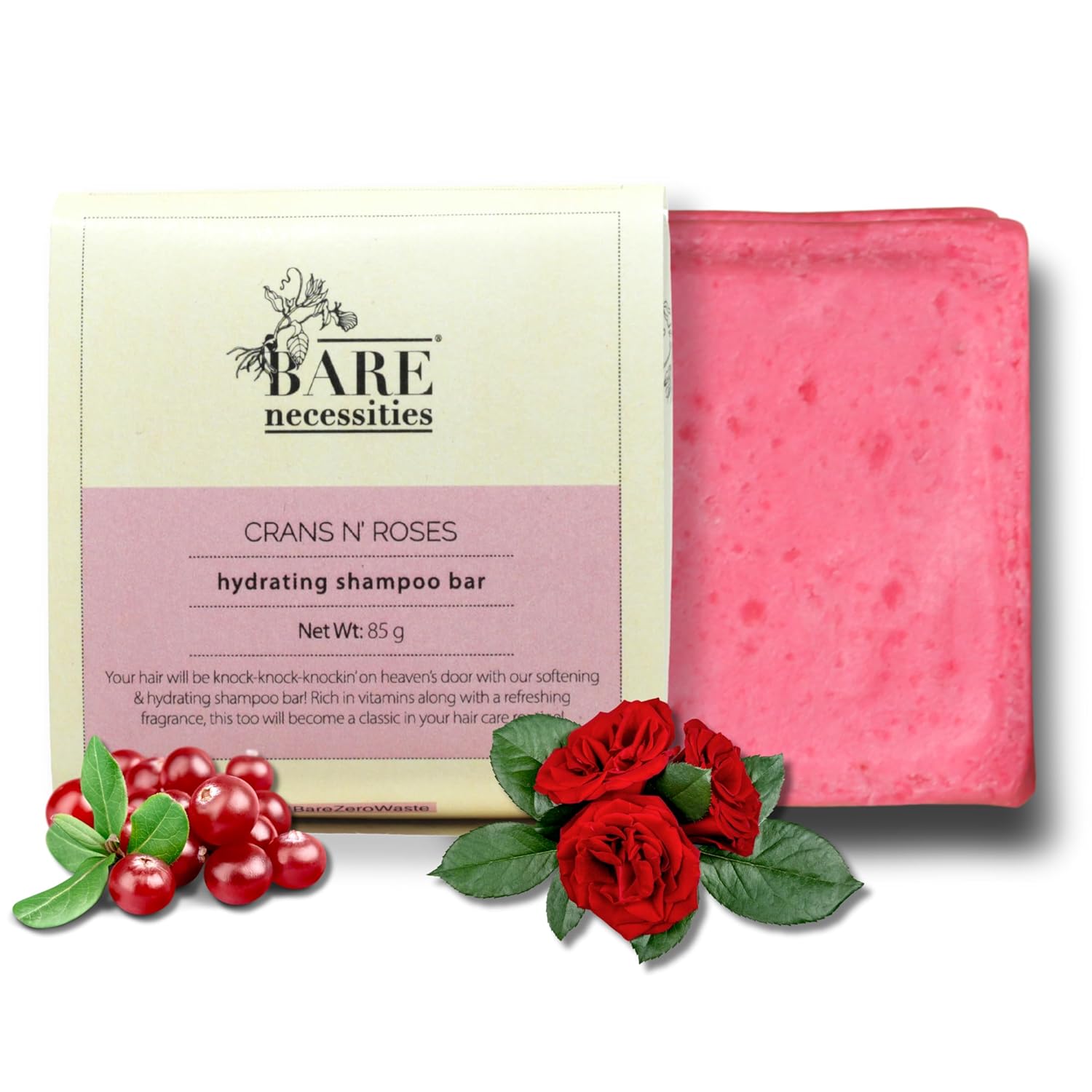 Bare Necessities Crans N’ Roses Shampoo Bar