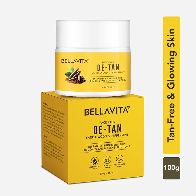 Bellavita Organic De-Tan Face Pack