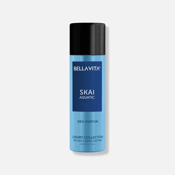 Bellavita Organic SKAI Aquatic Man Body Parfum No Gas Deodorant 