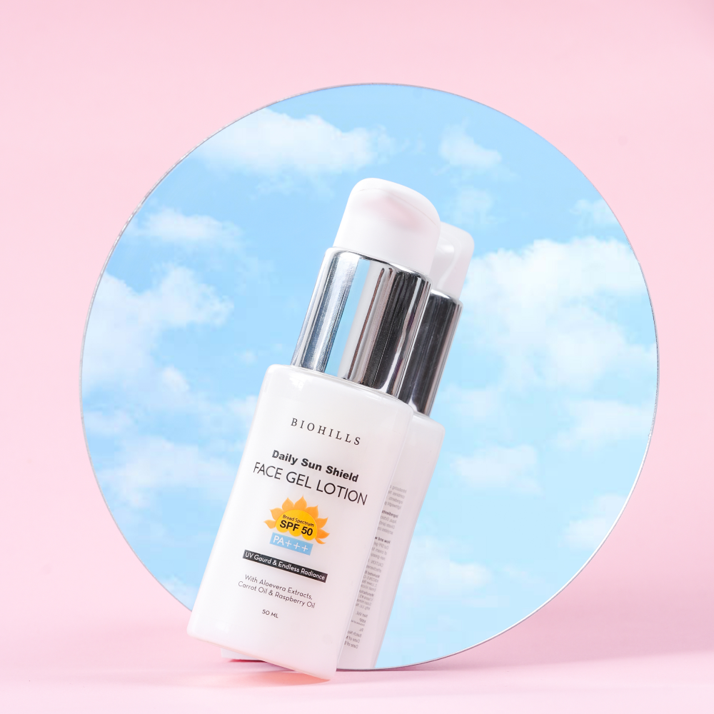 Biohills Daily Sun shield face gel lotion
