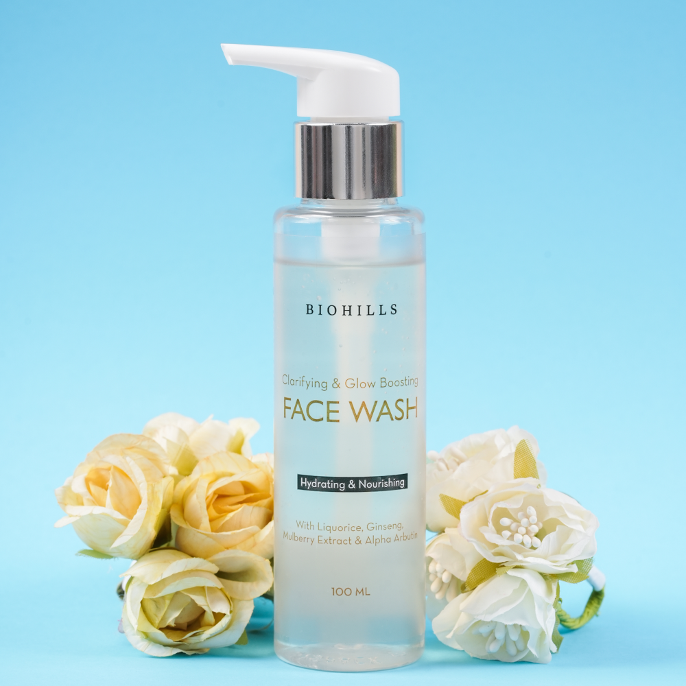 Biohills Glow & glassy face wash cleanser