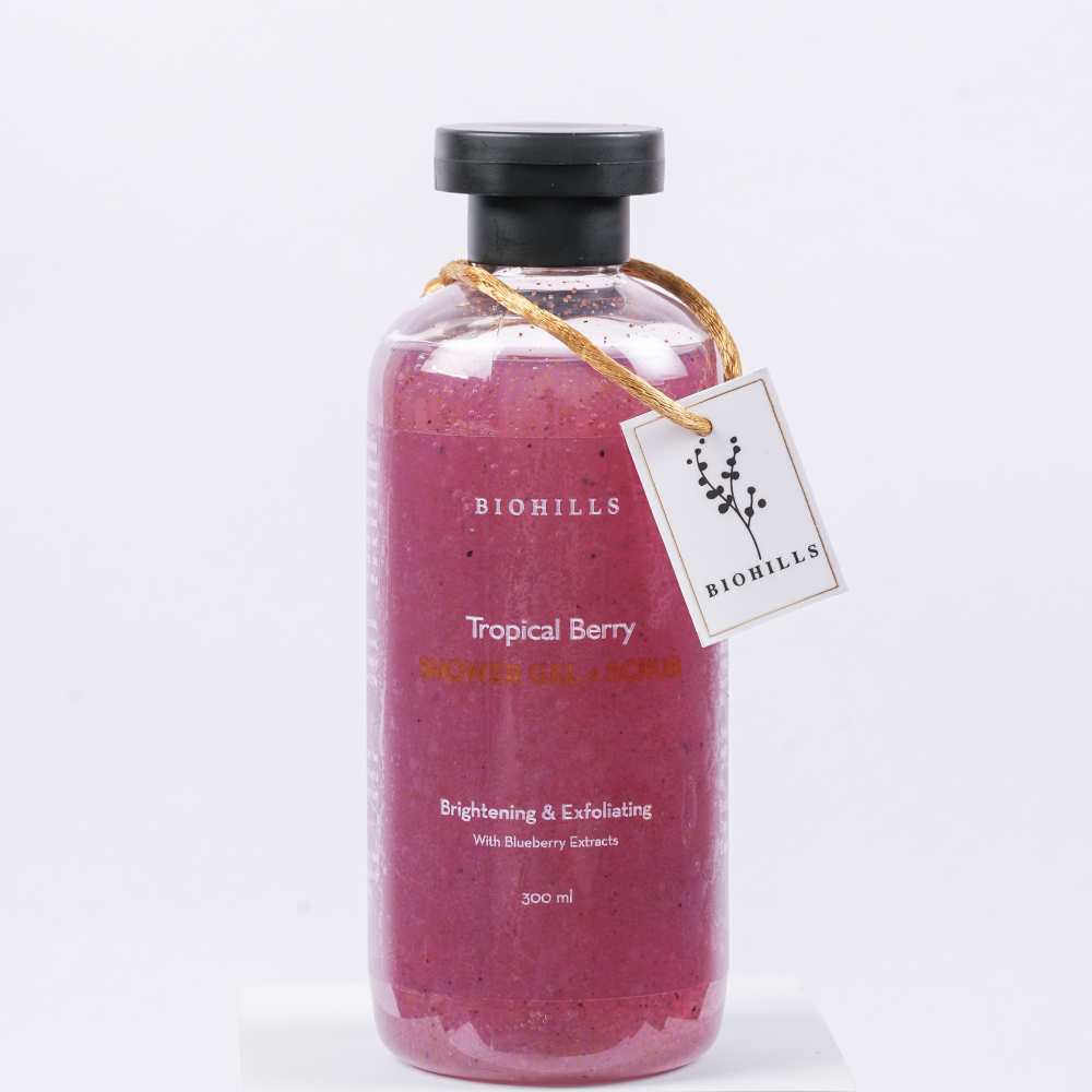 Biohills Tropical berry shower gel + scrub