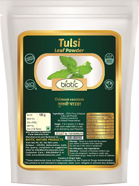 Biotic Natural Tulsi Leaves Powder