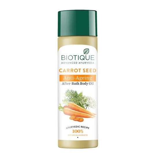 Biotique Carrot Seed Anti-Ageing After-Bath Body Oil