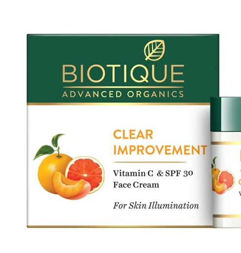 Biotique Clear Improvement Vitamin C & SPF 30 Face Cream