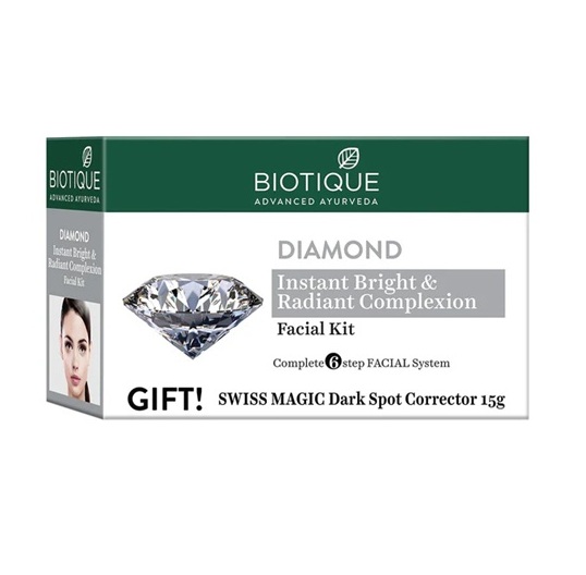 Biotique Diamond Instant Bright & Radiant Complexion Facial Kit
